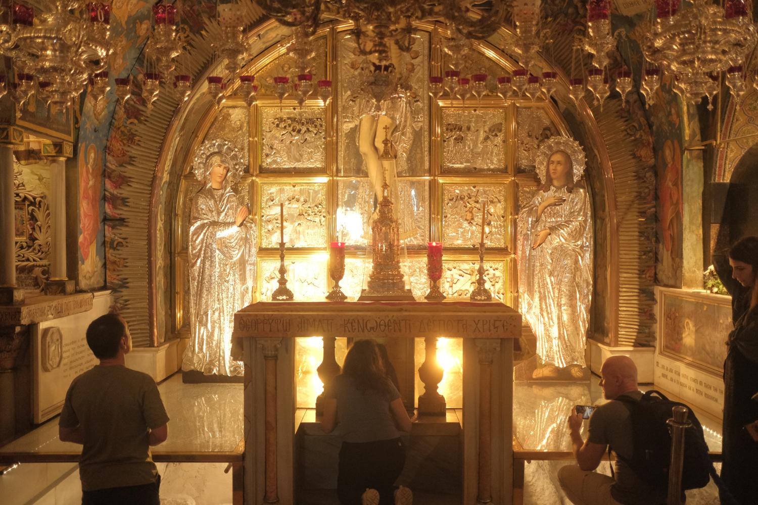 Church of the Holy Sepulchre - Altar of the Crucifixion