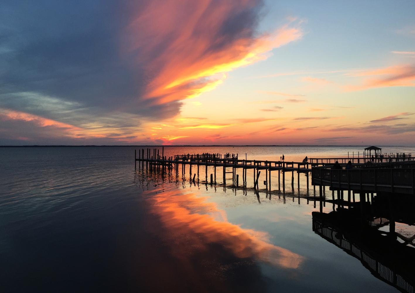 Sunset (Atlantic Intracoastal Waterway, North Carolina)