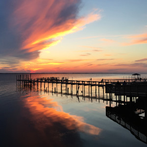 Sunset (Atlantic Intracoastal Waterway, North Carolina)